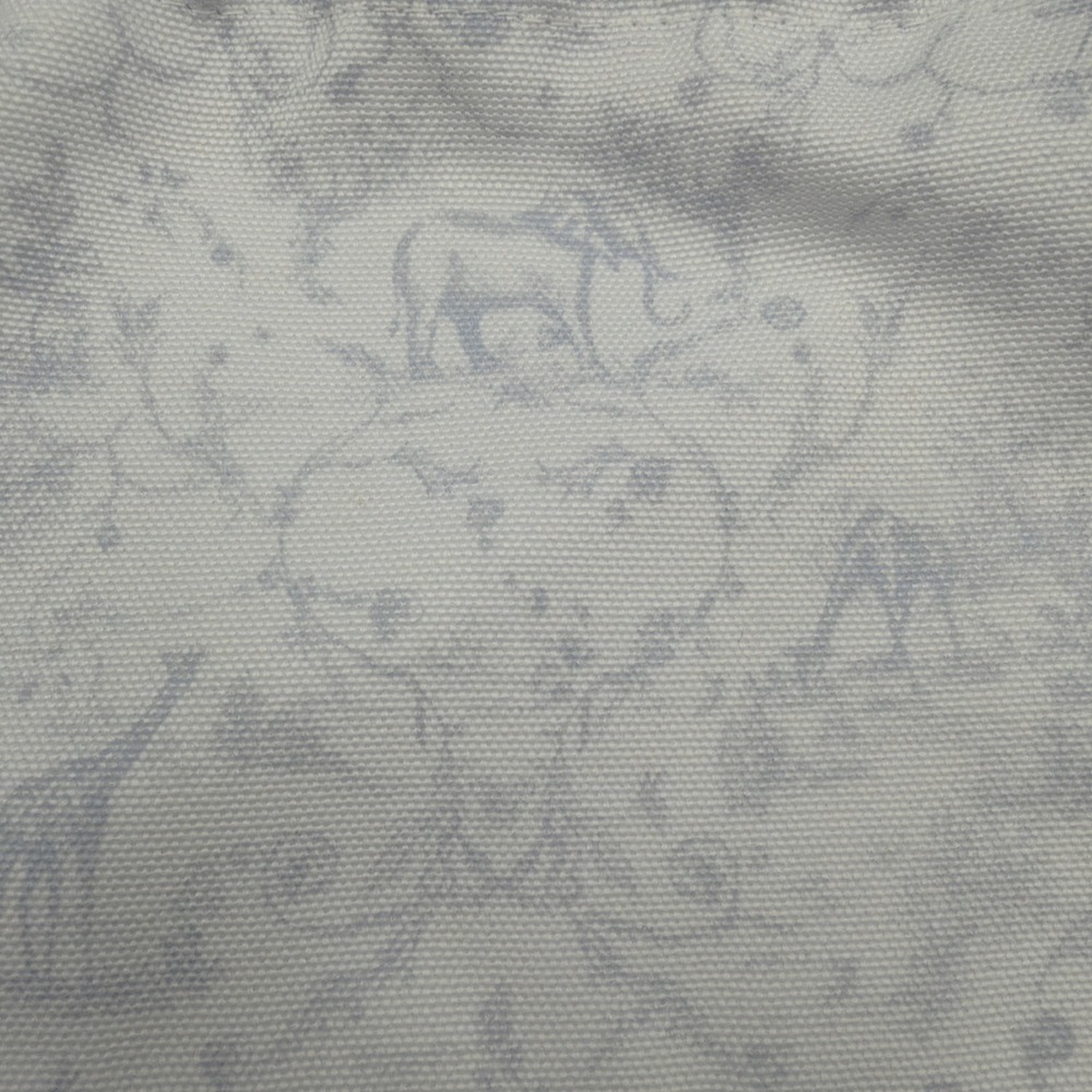 Authentic Dior Beauty VIP GWP White Blue Drawstring Pouch Toile De Jouy Safari - Picture 4 of 11